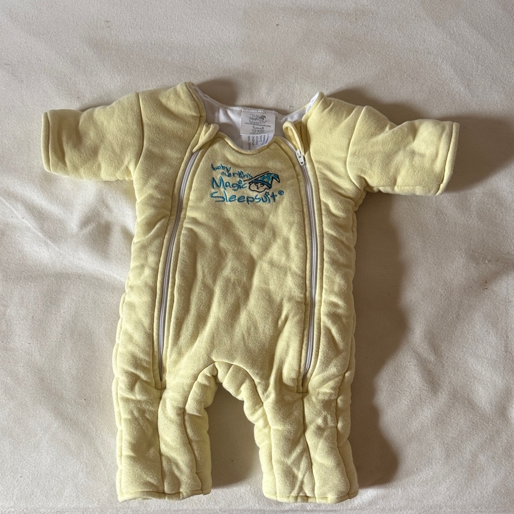 Yellow Merlin’s magical sleep sack 3-6 month size